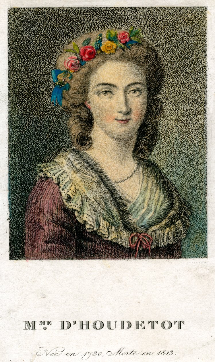 السيدة DHoudetot ، c1750-1770 بواسطة غير معروف