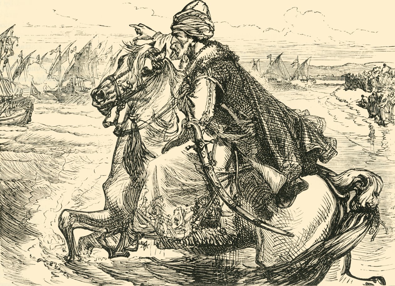 محمد الثاني تشجيع البحارة ، 1890. بواسطة غير معروف