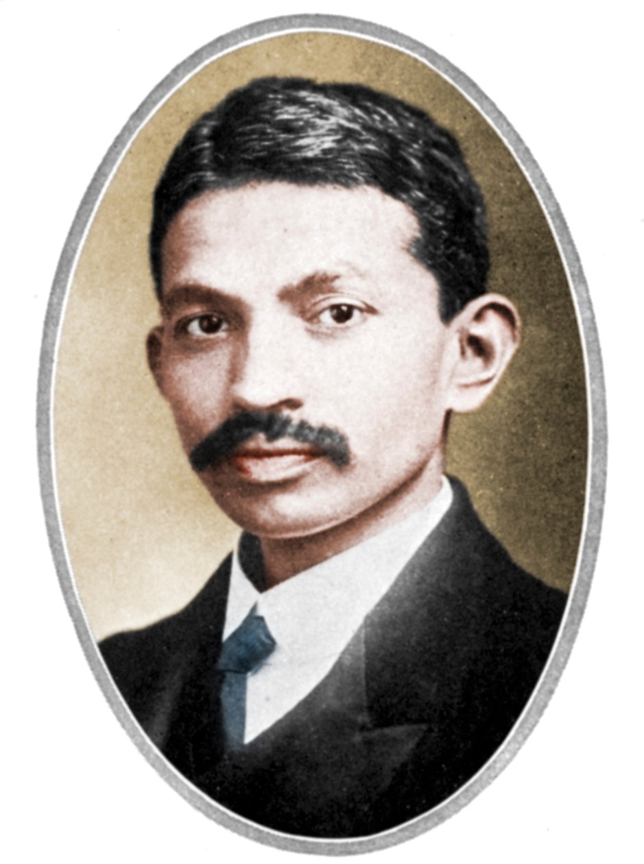 موهونداس كارامشاند غاندي 1869-1948 ، وهو شاب بواسطة غير معروف