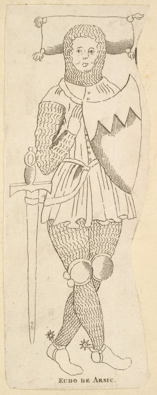 نصب Eudo de Arsie ، كاليفورنيا. 1790 بواسطة غير معروف