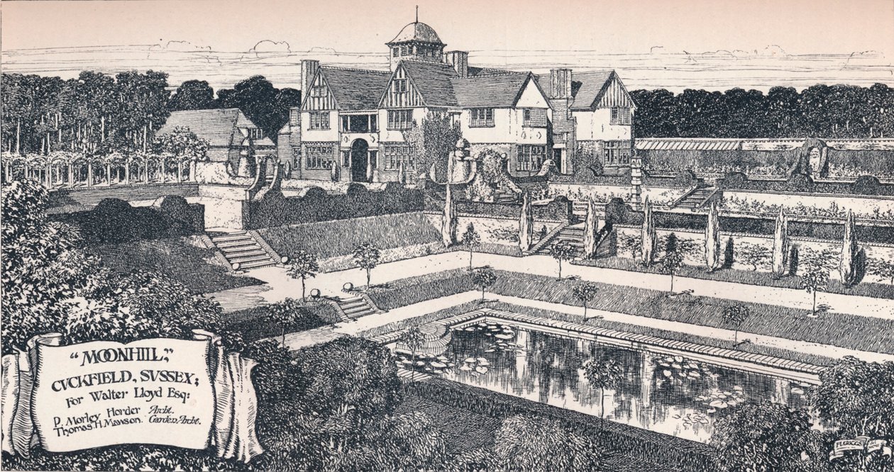Moonhill ، Cuckfield ، Sussex ، c1902 بواسطة غير معروف