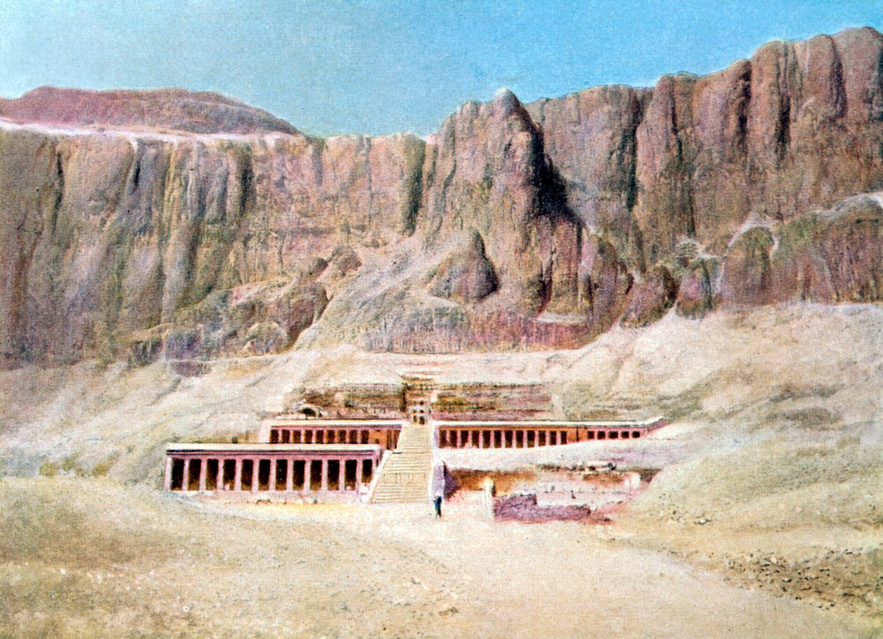 معبد حتشبسوت الجنائزي ، دير البحري ، الأقصر ، مصر ، القرن العشرين بواسطة غير معروف