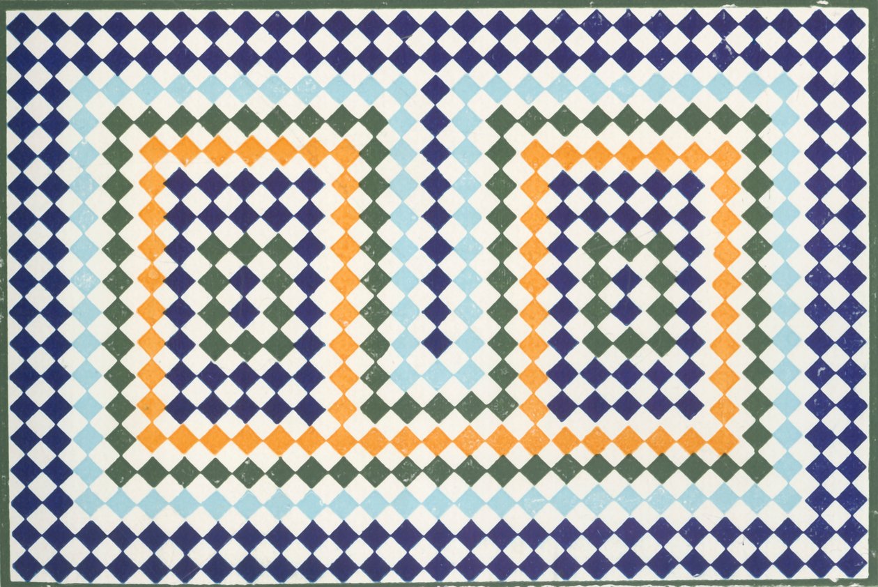 الفسيفساء في الحمامات ، 1907. بواسطة غير معروف