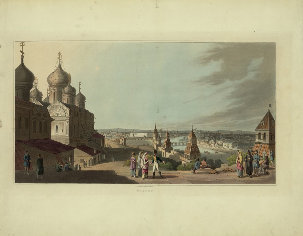 موسكو ، 1814 بواسطة غير معروف