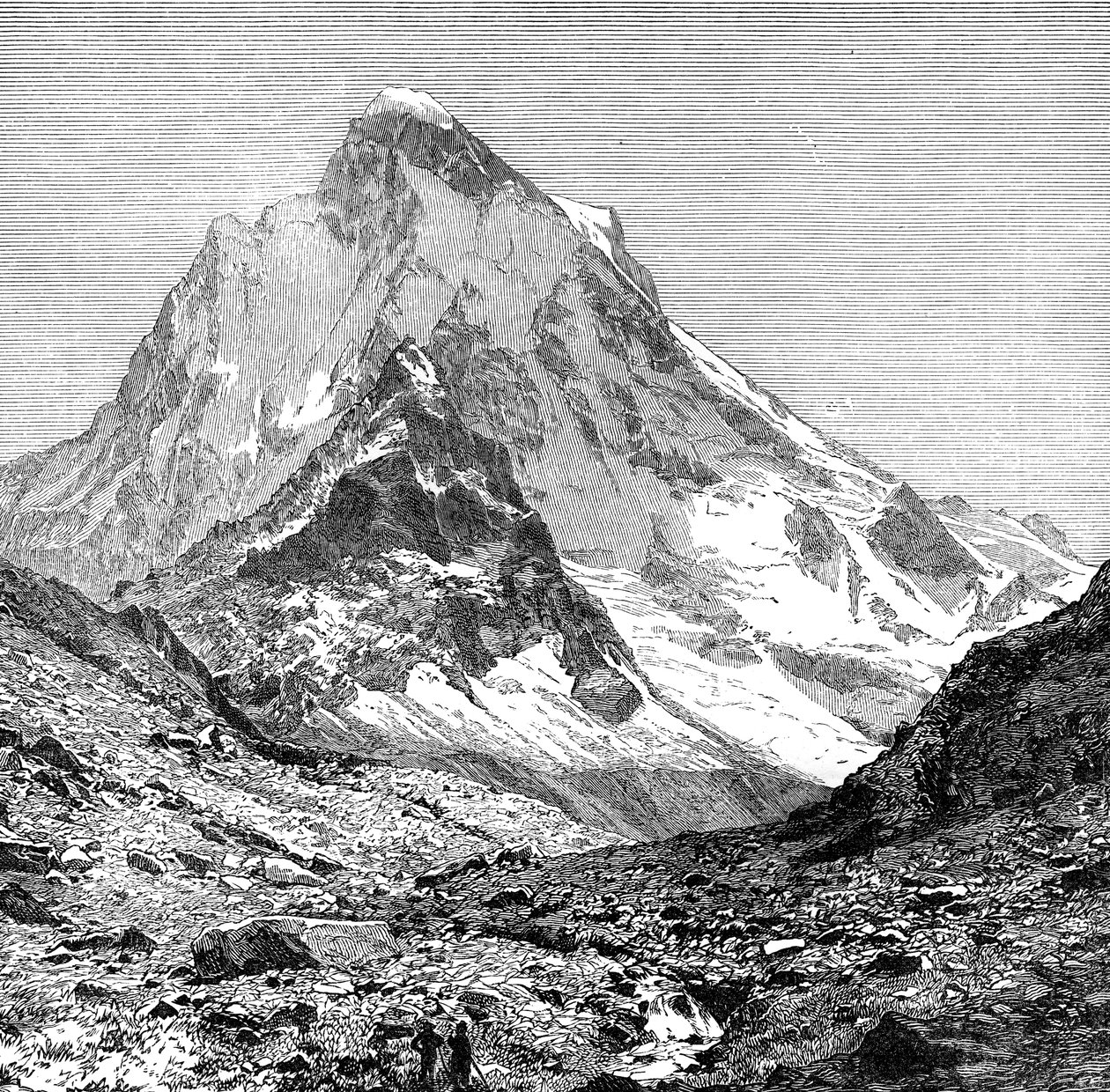 جبل مويرا ، الهند ، 1895 بواسطة غير معروف