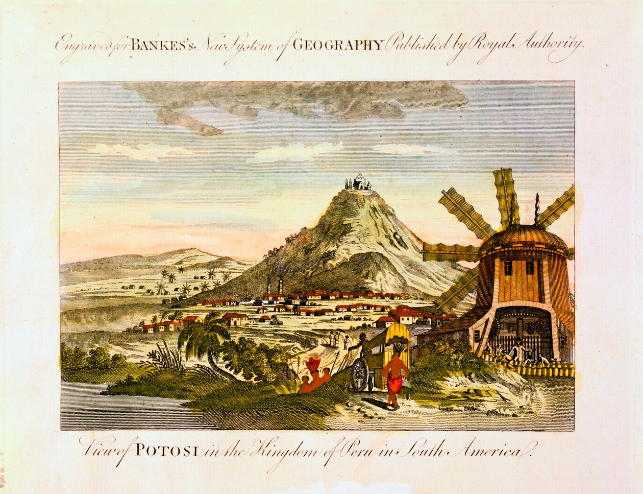 جبل بوتوسي ، بوليفيا ، c1788. بواسطة غير معروف