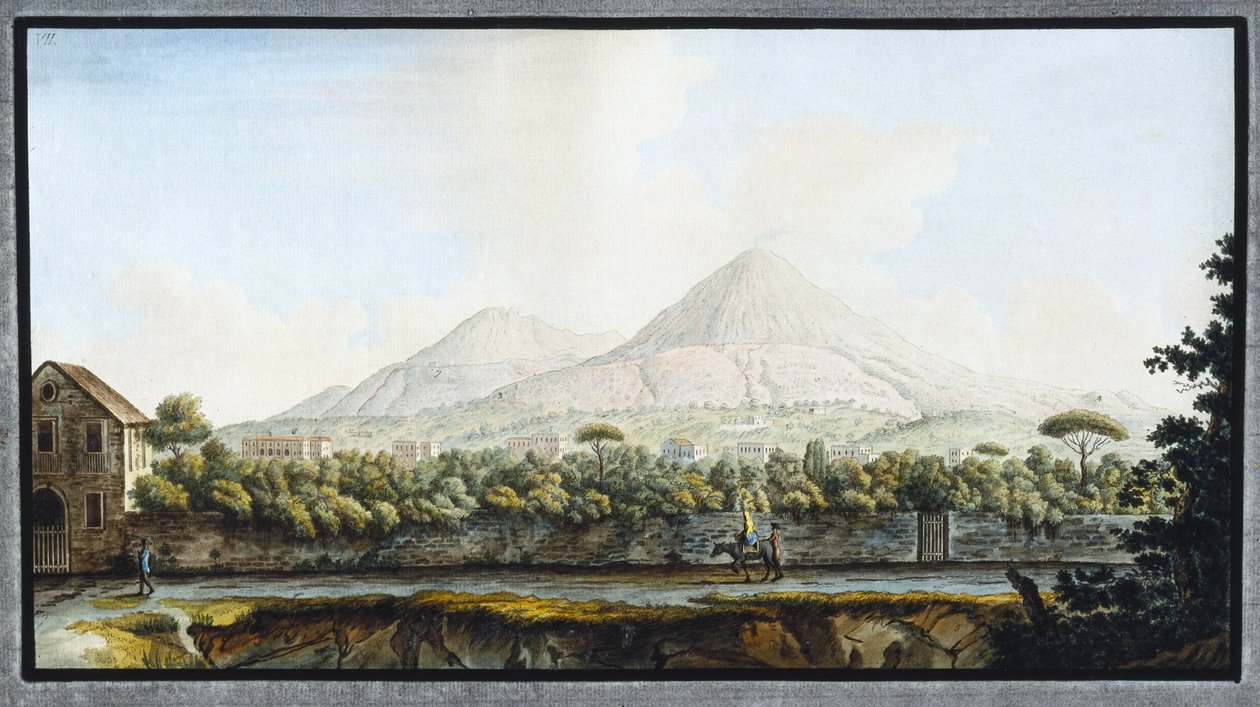 Mount Vesuvius, Kingdom of Naples, c 1767 بواسطة غير معروف
