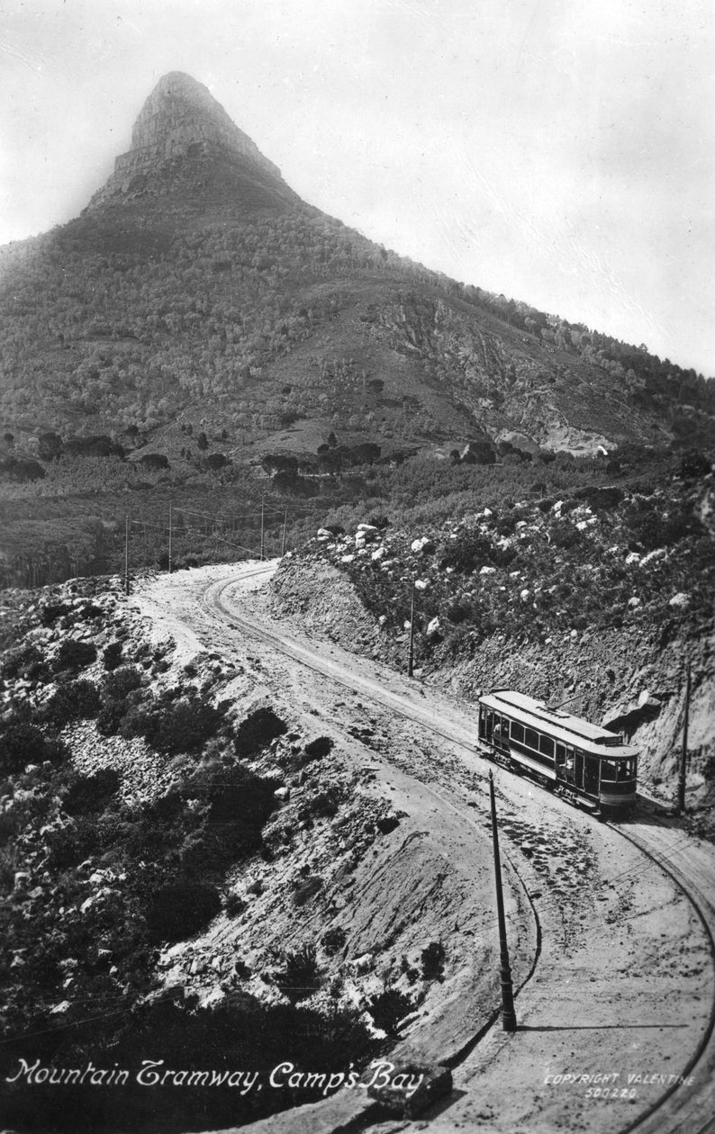 ترام الجبل ، خليج كامبس ، كيب تاون ، جنوب أفريقيا ، 1917 بواسطة غير معروف