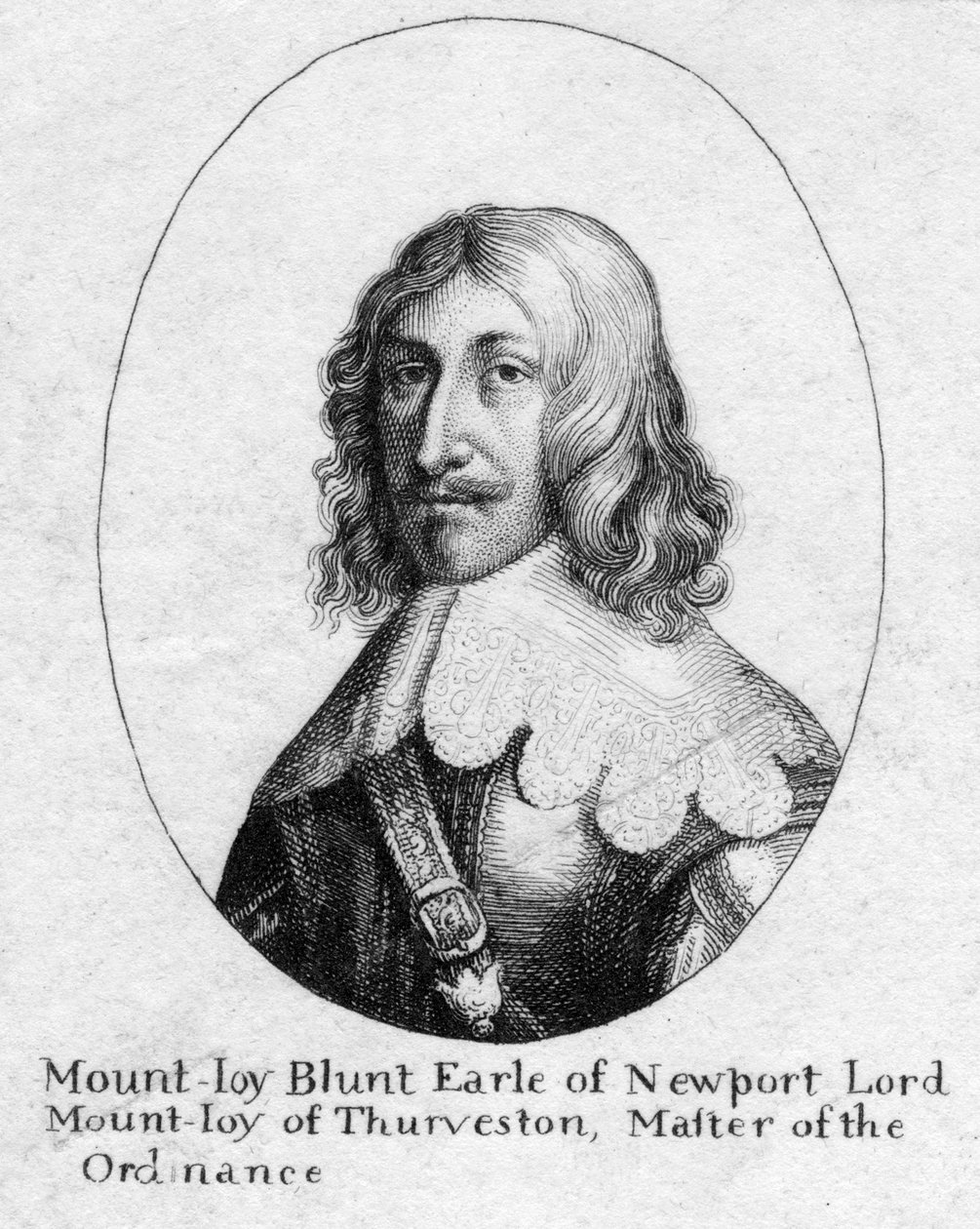 Mountjoy Blount 1597-1666 ، أول إيرل نيوبورت ، 1800 بواسطة غير معروف