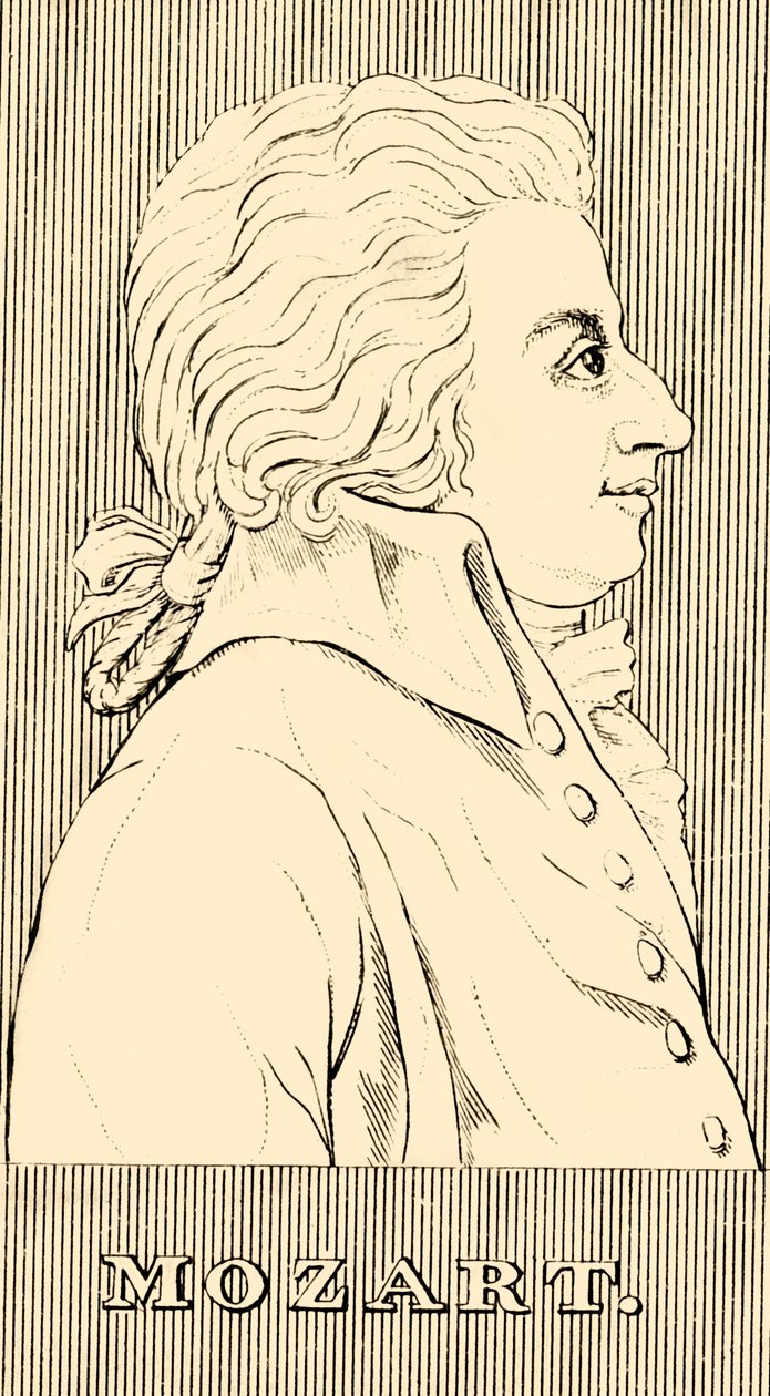 موزارت ، 1756-1791 ، 1830. بواسطة غير معروف