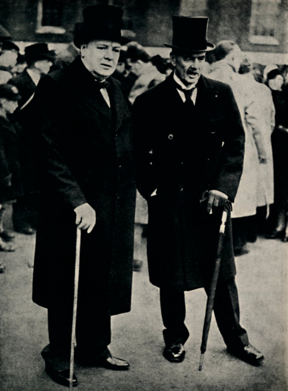 السيد تشامبرلين والسيد تشرشل ، 23 فبراير 1940 ، 1945. بواسطة غير معروف
