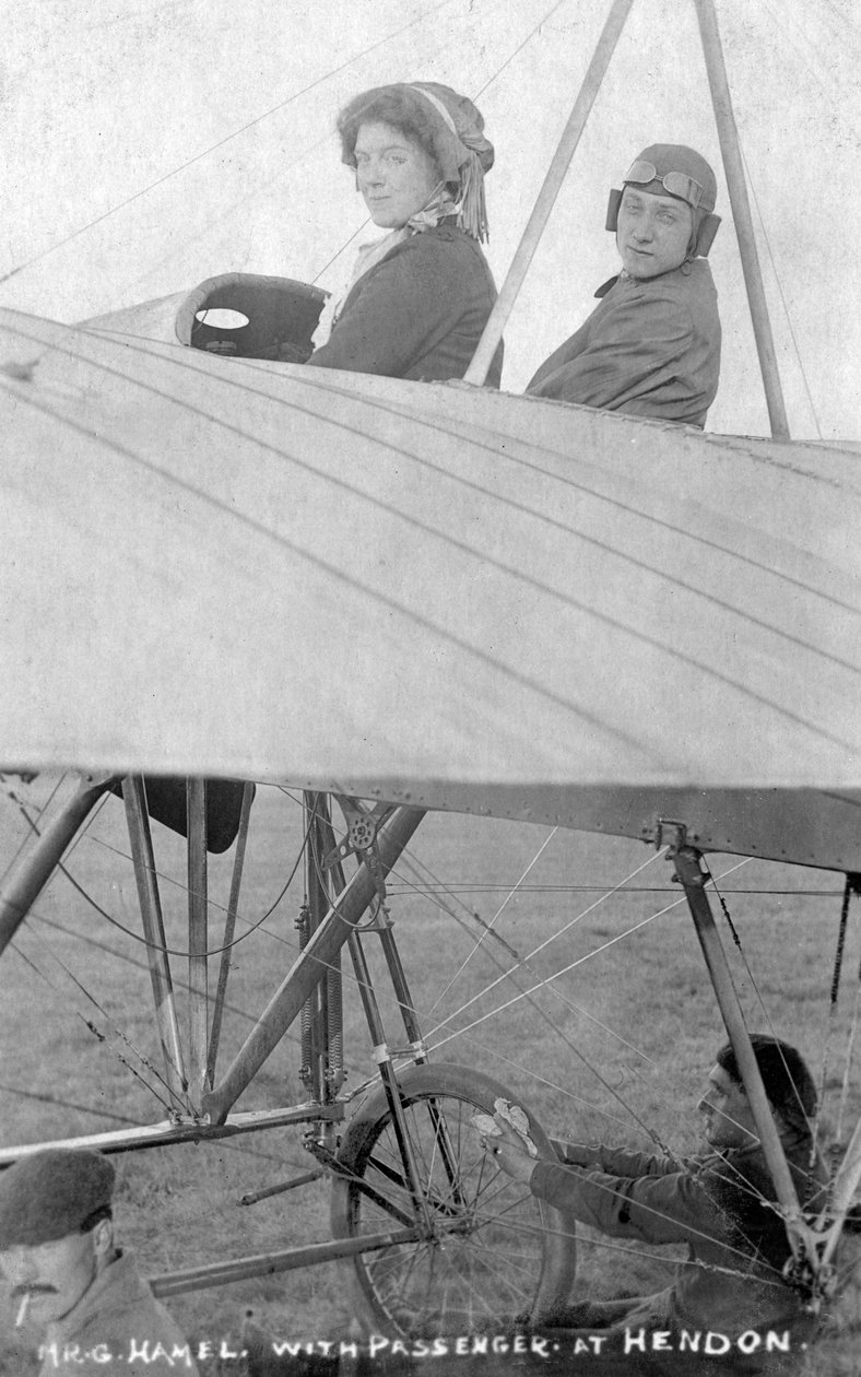 السيد G Hemel مع الراكب ، Hendon ، لندن ، c1910s بواسطة غير معروف