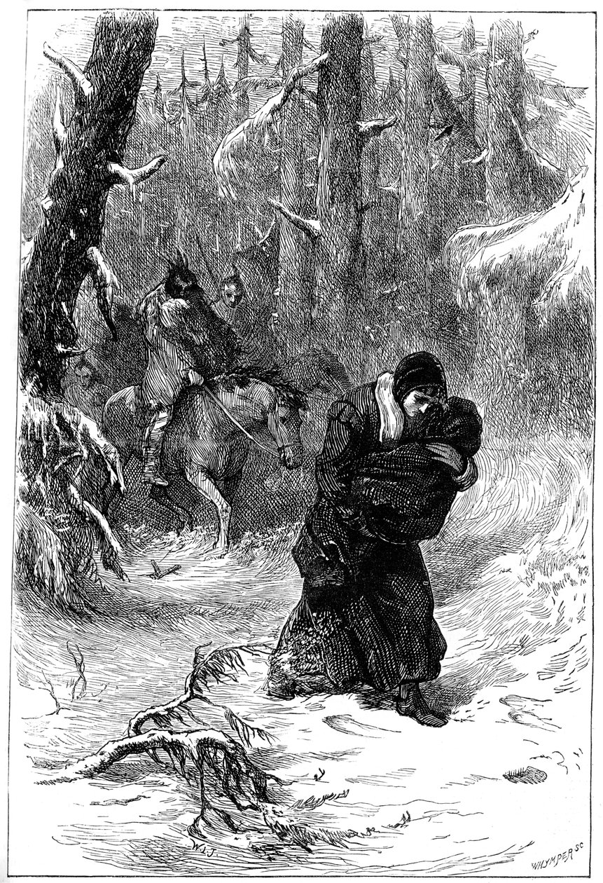 السيدة رولاندسون والهنود ، 1676 ج 1880 بواسطة غير معروف