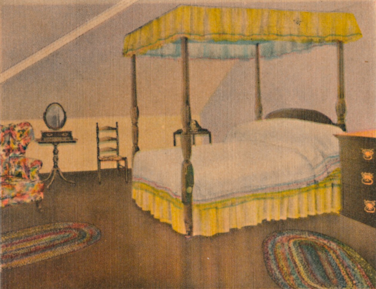 غرفة نوم السيدة واشنطن ، 1946 بواسطة غير معروف