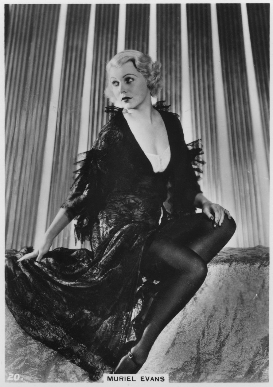 موريل إيفانز ، ممثلة سينمائية أمريكية ، c1938 بواسطة غير معروف