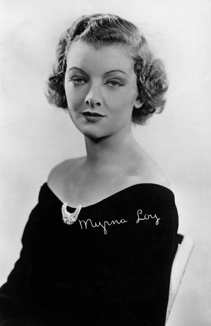ميرنا لوي 1905-1993 ، الممثلة الأمريكية ، القرن العشرين بواسطة غير معروف