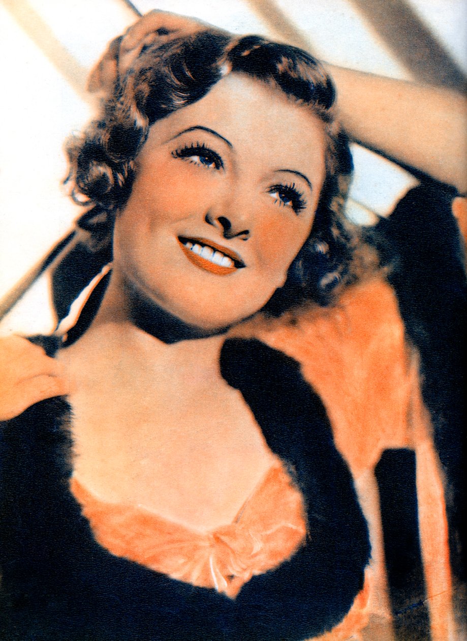ميرنا لوي ، الممثلة الأمريكية ، 1934-1935 بواسطة غير معروف