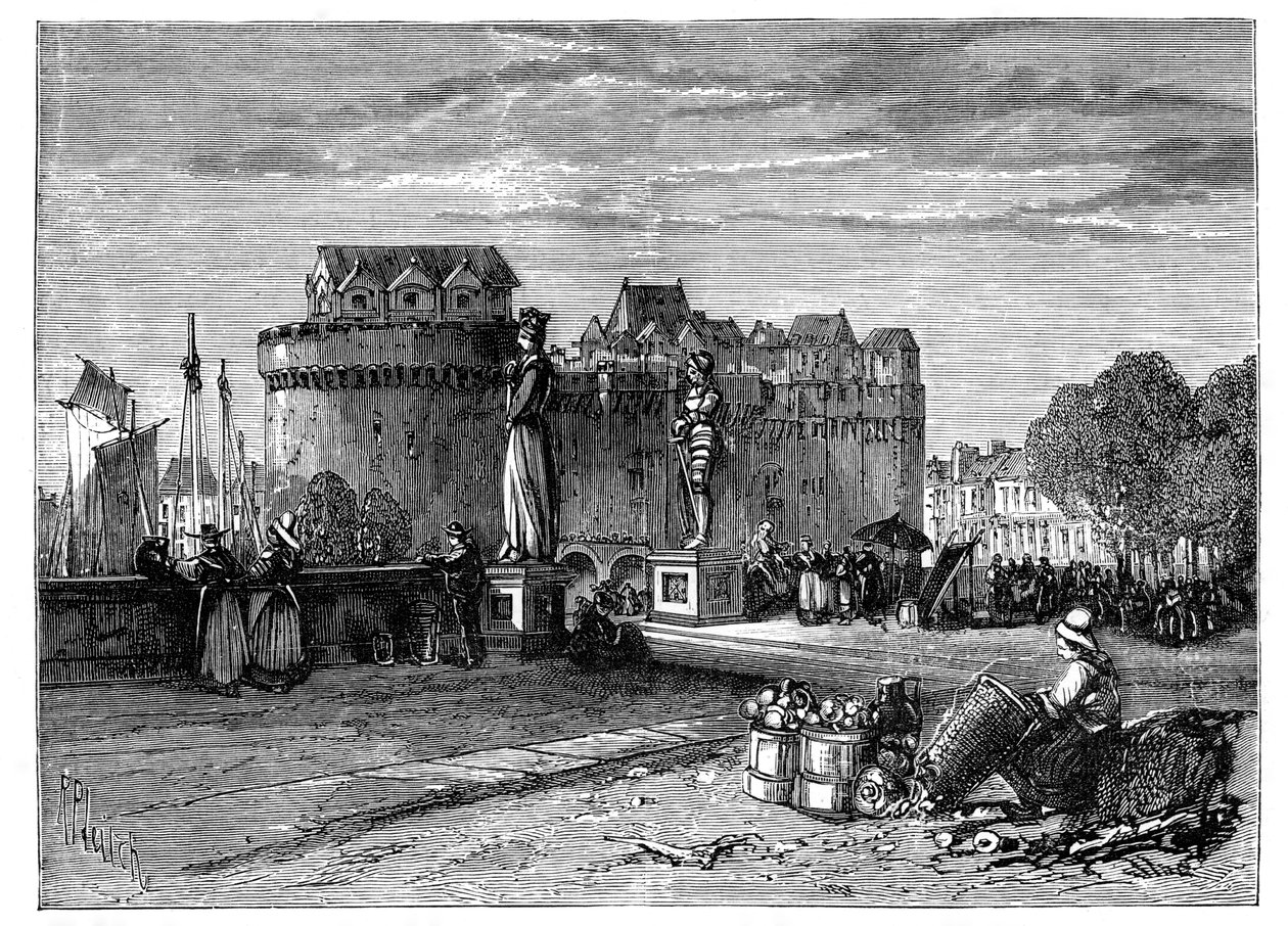 نانت ، على لوار ، فرنسا ، c1890 بواسطة غير معروف