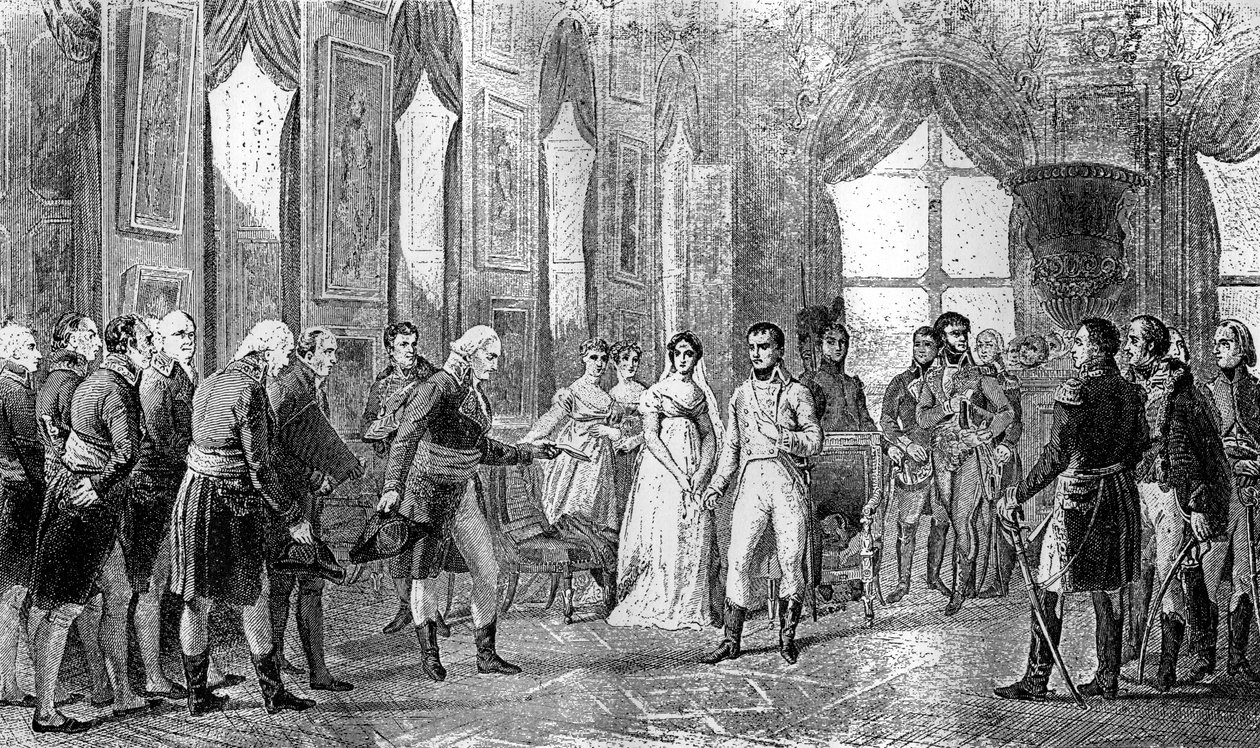 أعلن نابليون بونابرت إمبراطورًا للفرنسيين في سانت كلاود ، 18 مايو 1804 1882-1884 بواسطة غير معروف