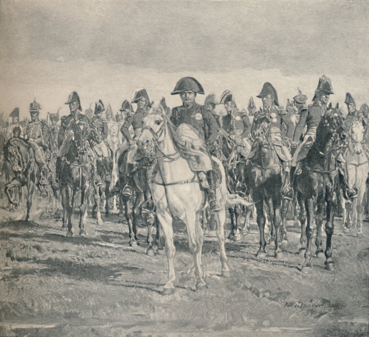 نابليون وموظفيه ، 1896 بواسطة غير معروف