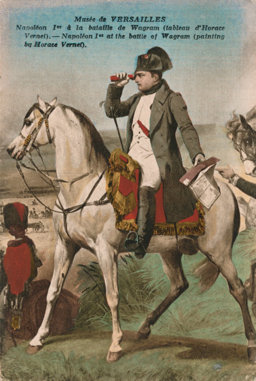 نابليون في معركة فاغرام ، 1809 ، ج. بواسطة غير معروف