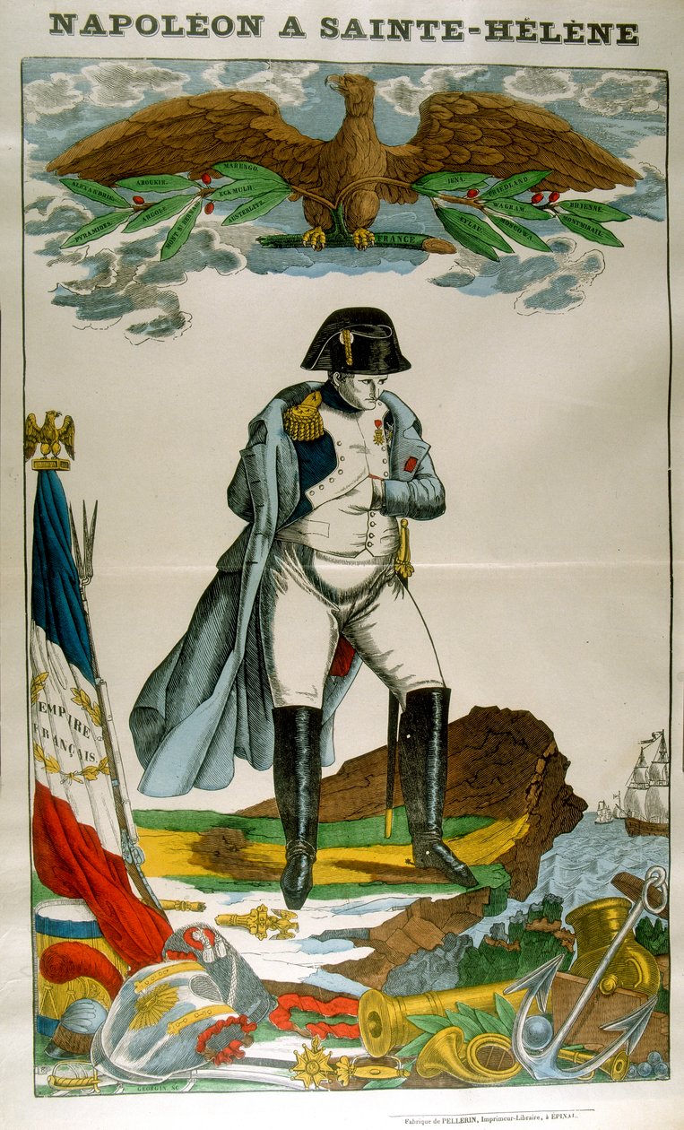 نابليون في سانت هيلانة ، 1815-1821 1826 بواسطة غير معروف