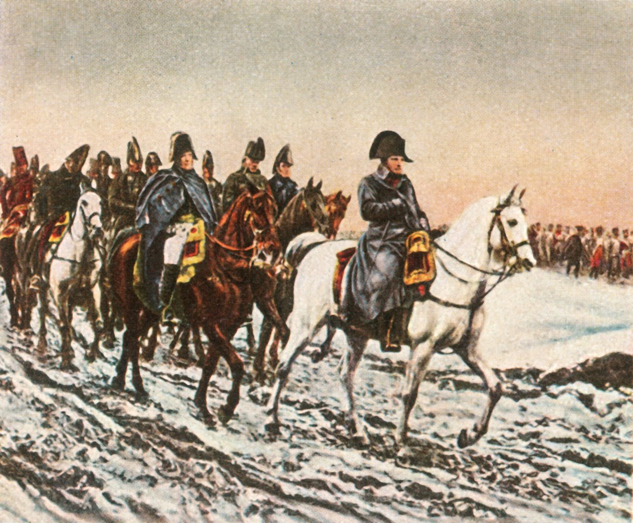تراجع نابليون إلى Berezina ، 1812 ، 1936. بواسطة غير معروف