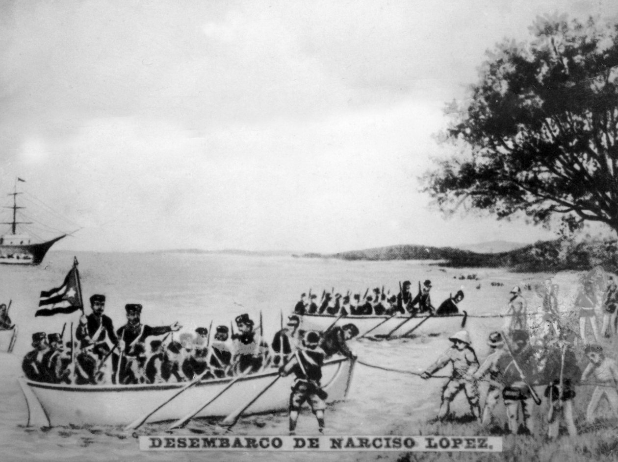 نارسيسو لوبيز يهبط في كارديناس ، 1850 ، 1920s بواسطة غير معروف