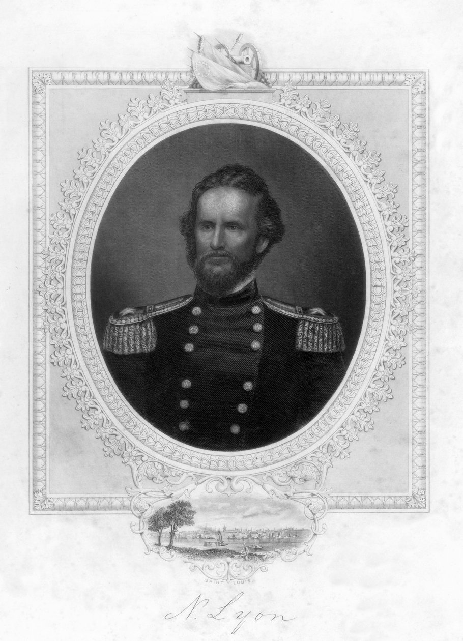ناثانيل ليون 1818-1861 ، جنرال أمريكي ، 1863 بواسطة غير معروف