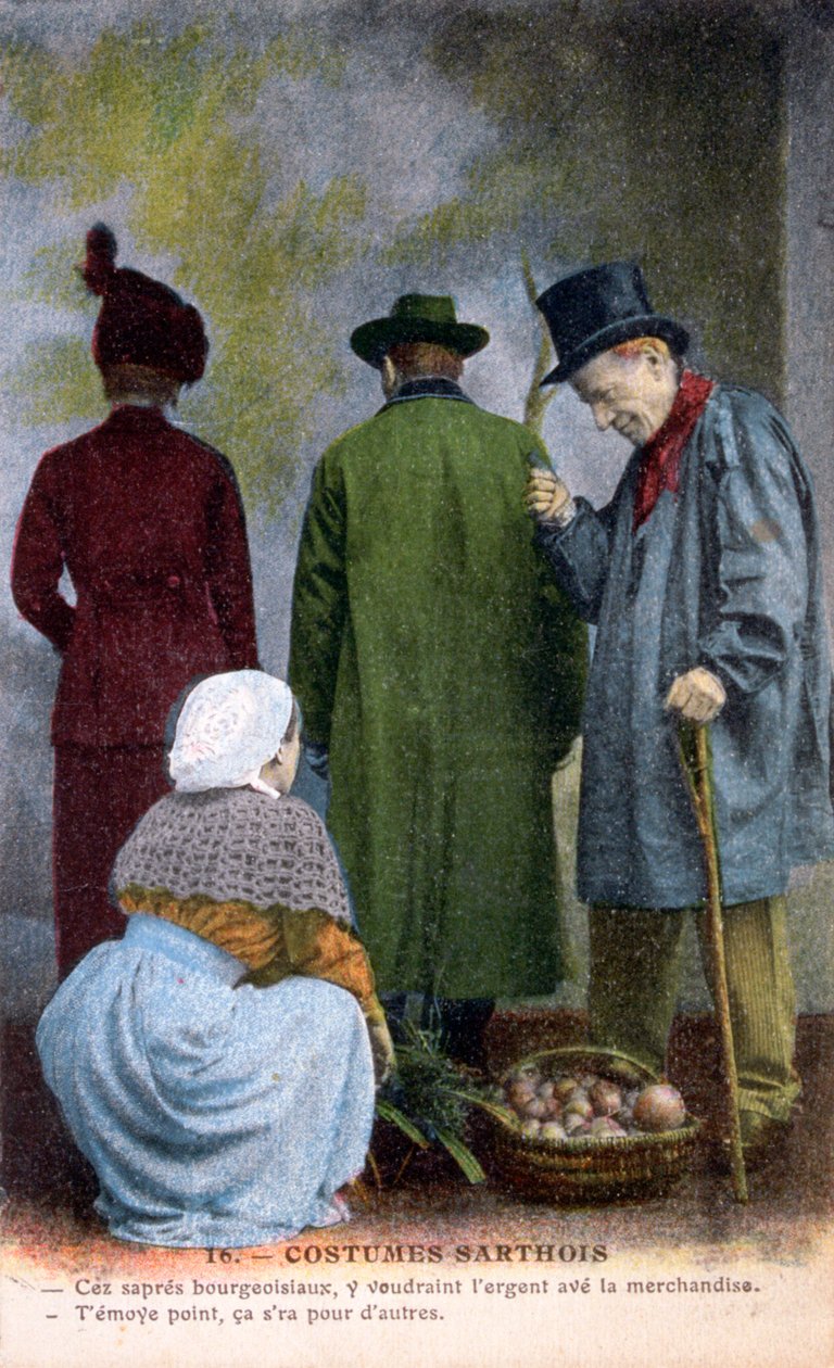 الزي الأصلي لسارث ، c1900 بواسطة غير معروف