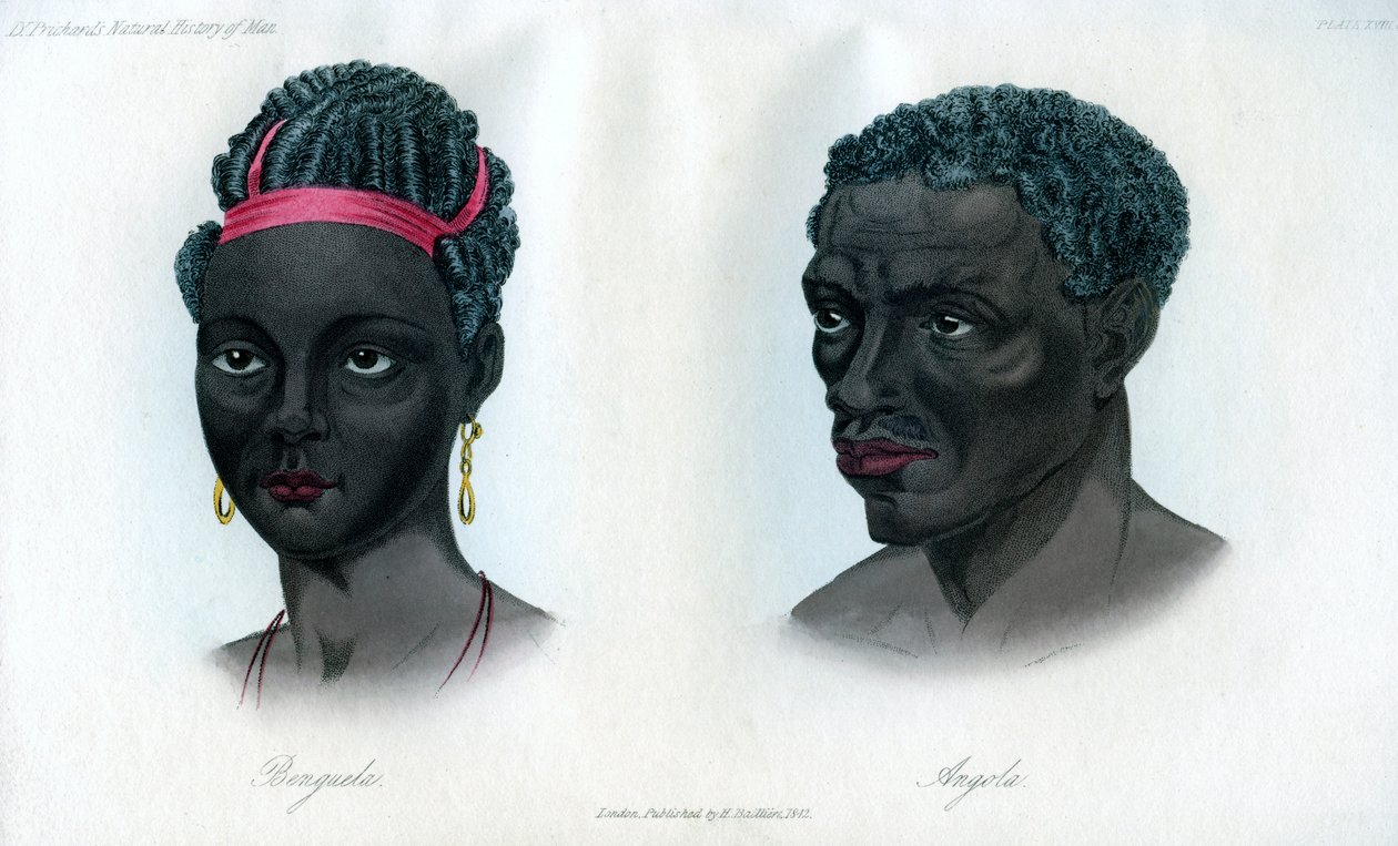 مواطنو بنغيلا وأنغولا ، 1848 بواسطة غير معروف