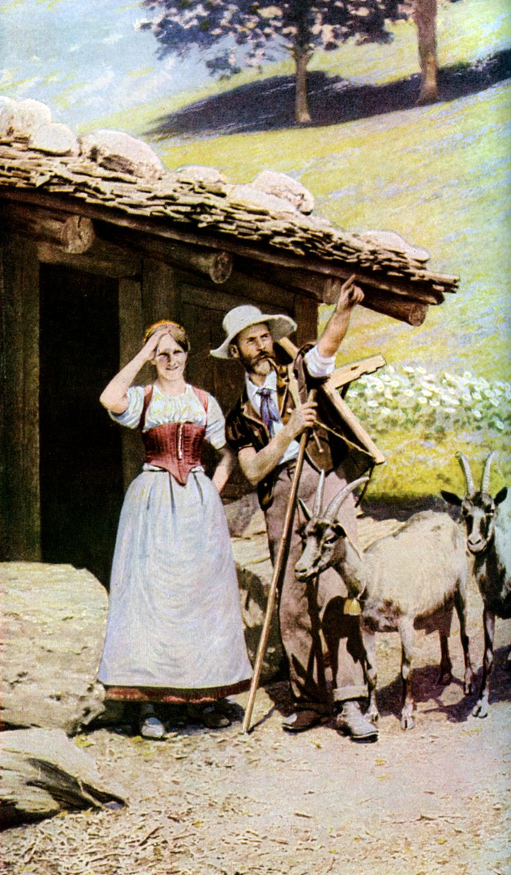 سكان كانتون برن ، سويسرا ، c1924 بواسطة غير معروف