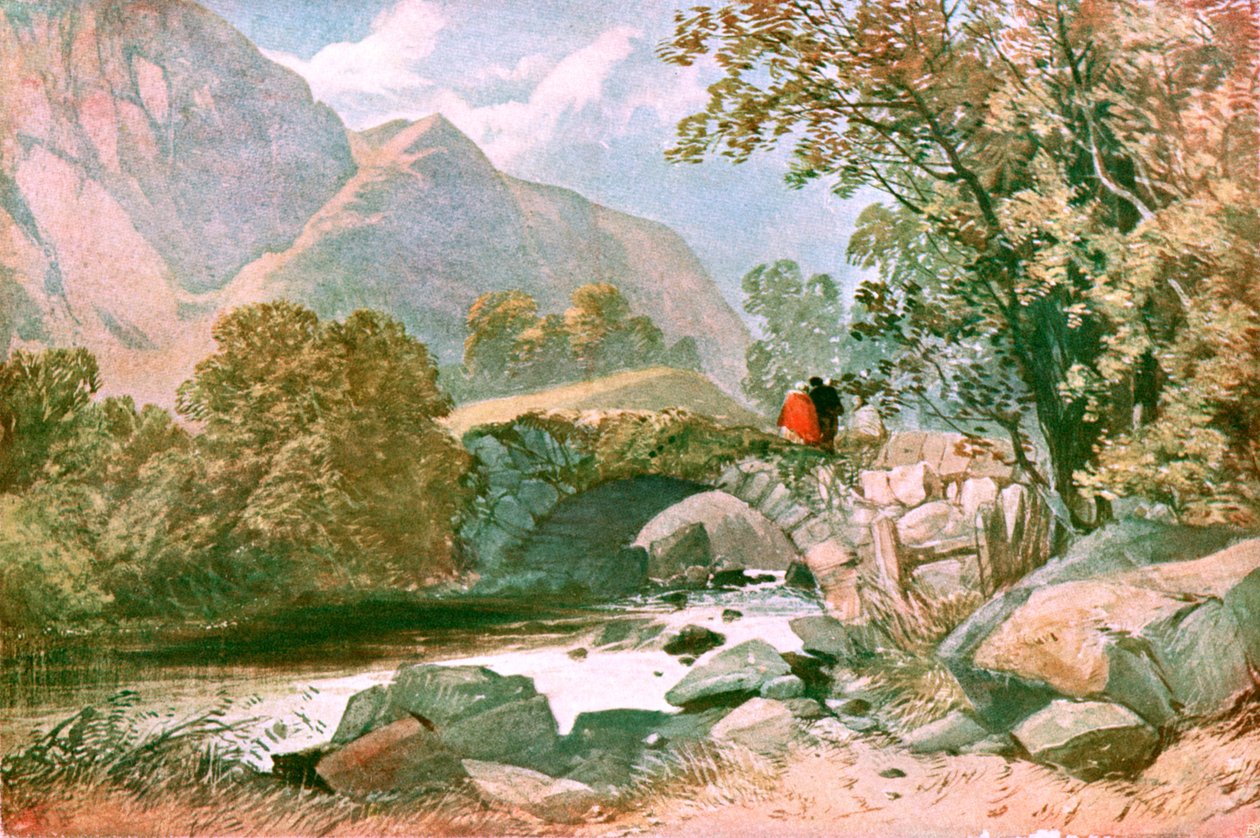 بالقرب من Bettws-y-Coed ، شمال ويلز ، c1900. بواسطة غير معروف