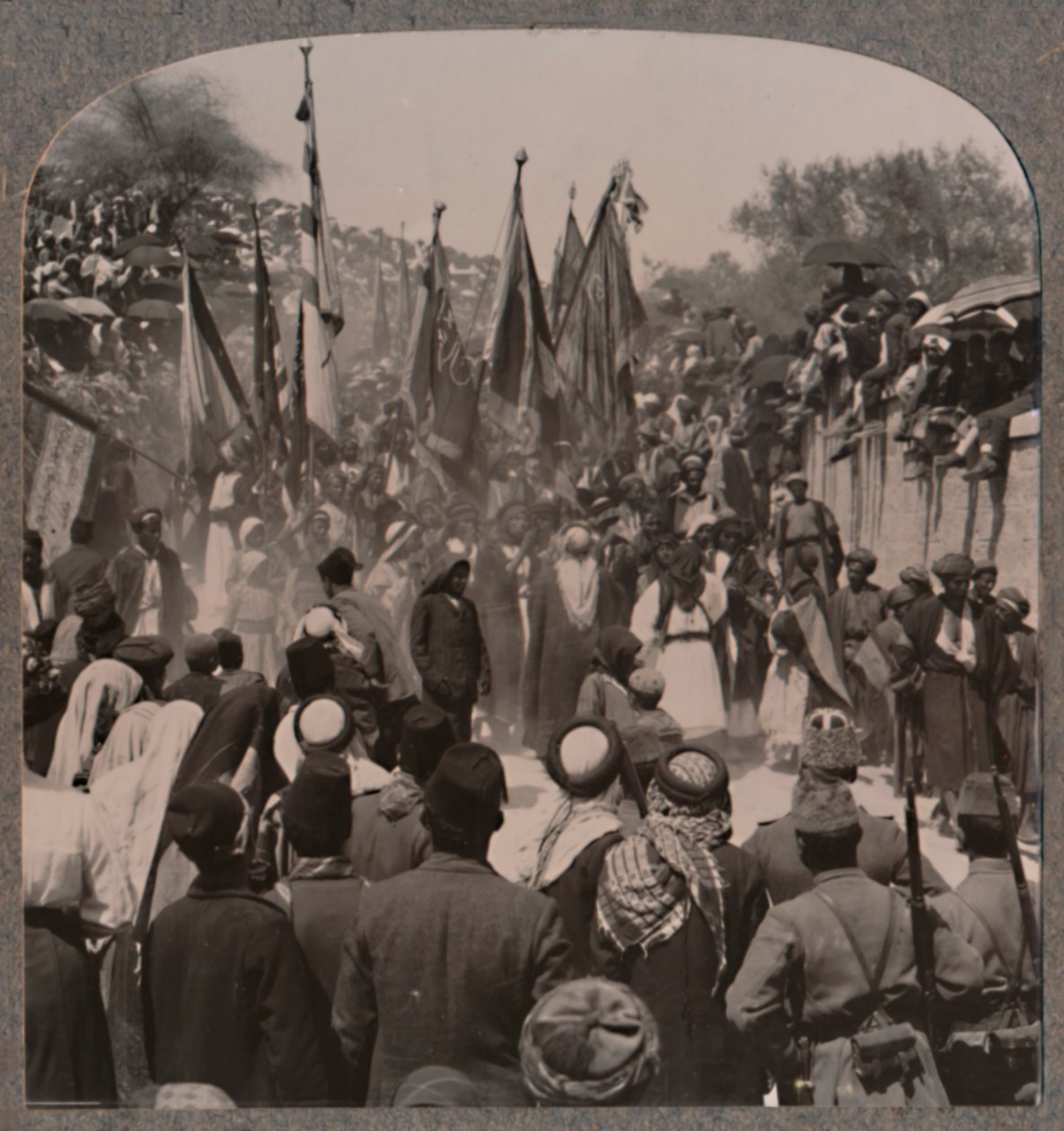 موكب نبي موسى ، c1900 بواسطة غير معروف