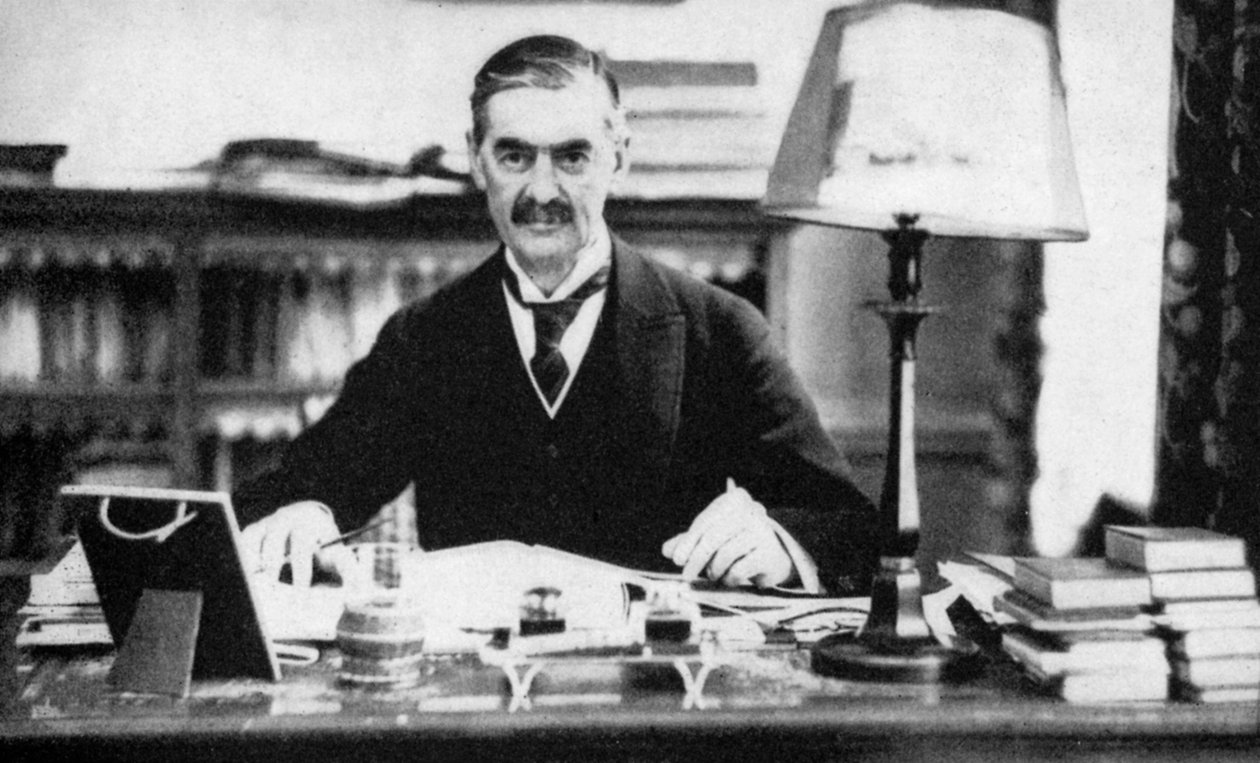 نيفيل تشامبرلين 1869-1940 ، رئيس الوزراء البريطاني ، 1930s 1936 بواسطة غير معروف
