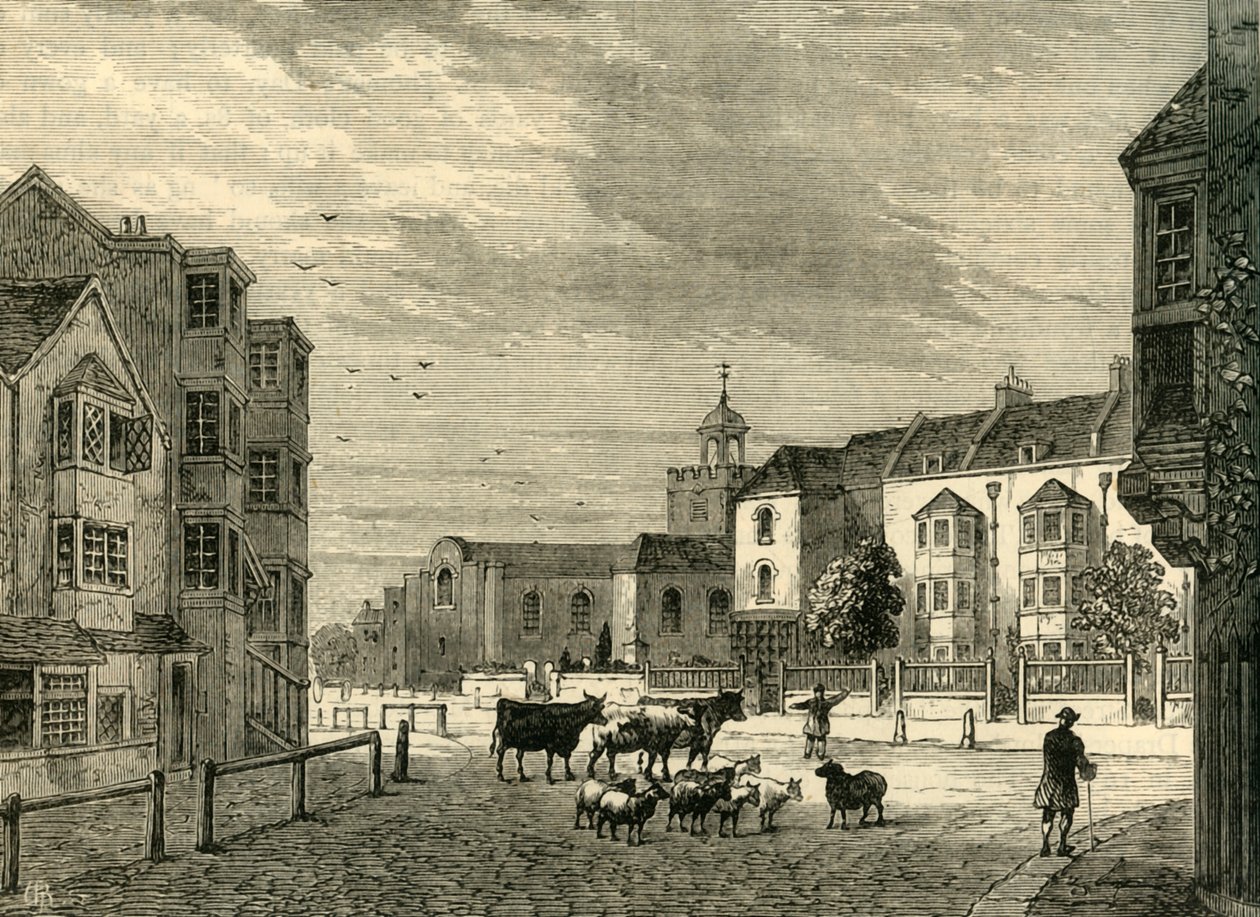 نوينغتون بوتس في عام 1820 ، c1878. بواسطة غير معروف
