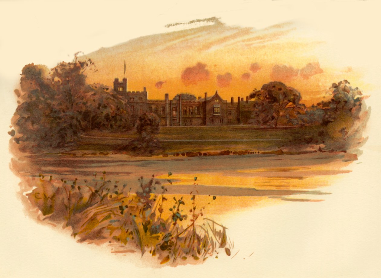 دير نيوستيد ، نوتنجهامشاير ، c1890. بواسطة غير معروف