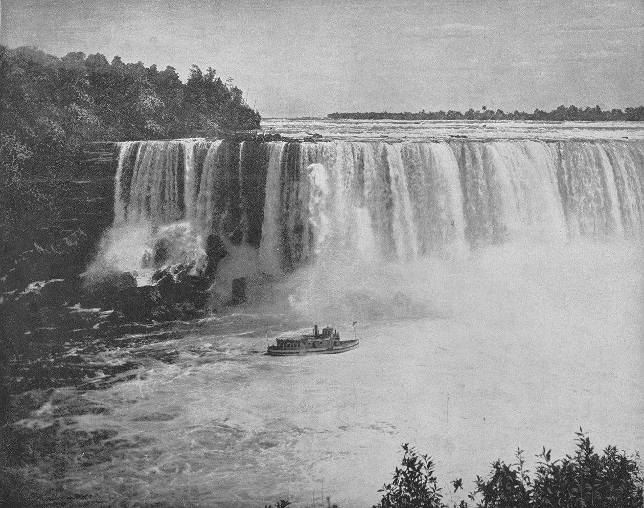 شلالات نياجرا ، c1897. بواسطة غير معروف