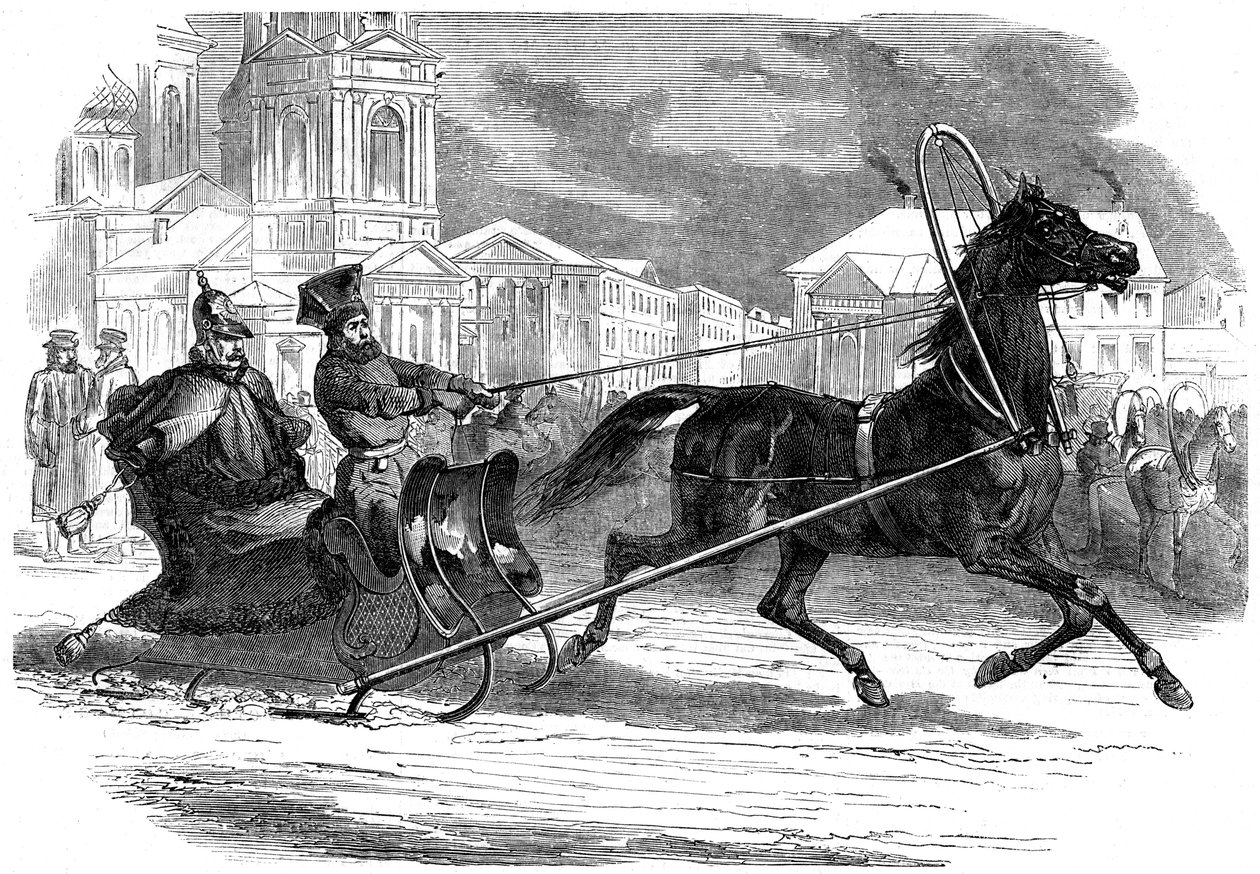 نيكولاس الأول 1796-1855 ، إمبراطور روسيا ، في دروشكي ، سان بطرسبرج ، 1853 بواسطة غير معروف