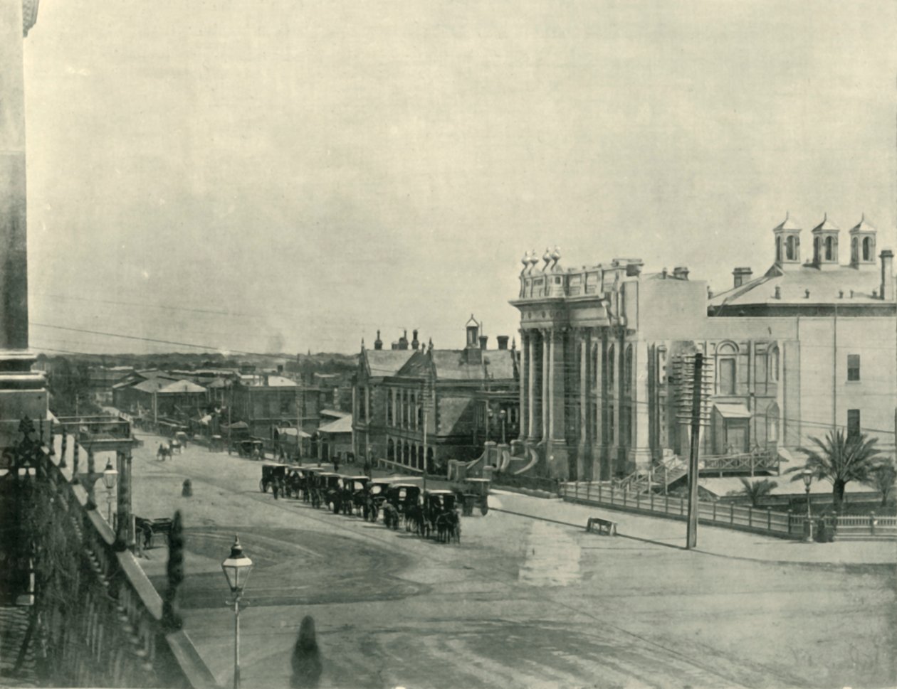 North Terrace ، 1901. بواسطة غير معروف
