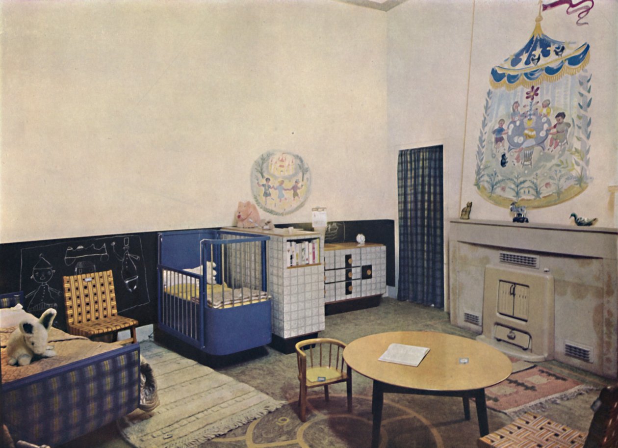 حضانة من تصميم Esmé Gordon، ARIBA، ARIAS، c1945 بواسطة غير معروف