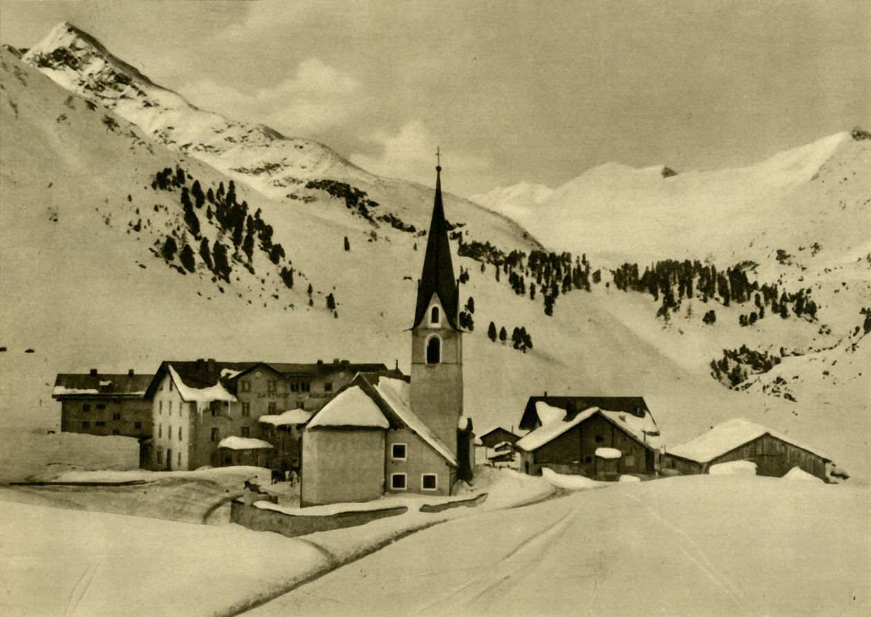 Obergurgl ، تيرول ، النمسا ، c1935. بواسطة غير معروف