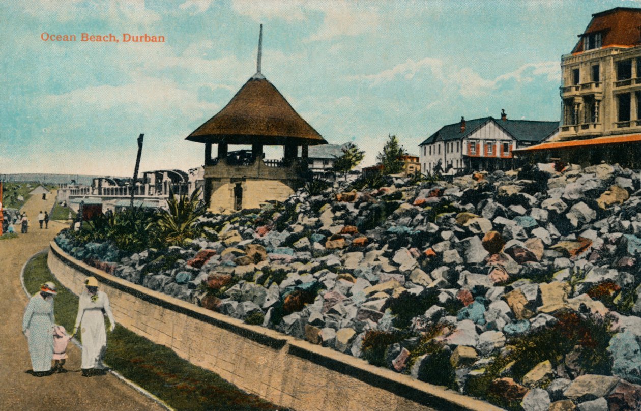 شاطئ المحيط ، ديربان ، c1914 بواسطة غير معروف