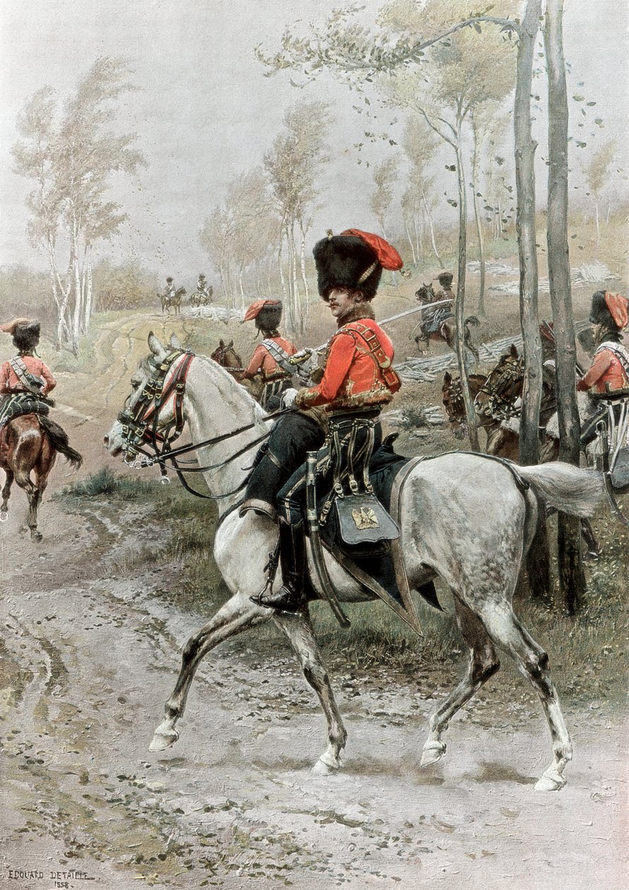 ضابط الفرسان ، 1889 بواسطة غير معروف