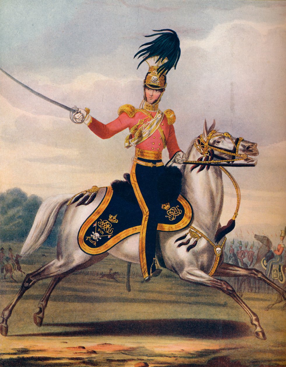 ضابط لانسر 17 ، c1833. 1914 بواسطة غير معروف