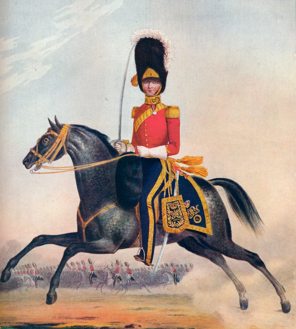 ضابط الثاني RN بريت. الفرسان ، c1833. 1914 بواسطة غير معروف