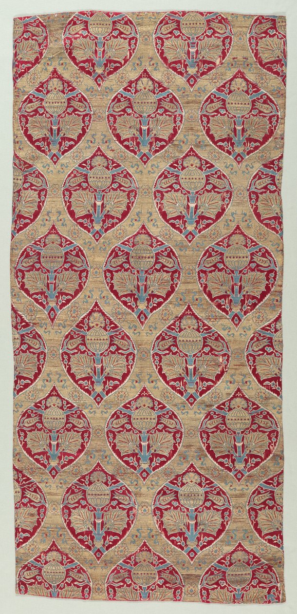 شعرية Ogival ذات تصميم أفقي ، 1600-1650. بواسطة غير معروف