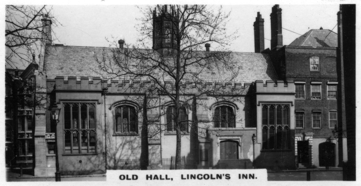 Old Hall، Lincolns Inn ، لندن ، ج 1920s بواسطة غير معروف