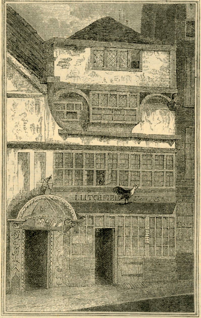 البيت القديم سابقا في شارع ليدنهال ، c1872. بواسطة غير معروف
