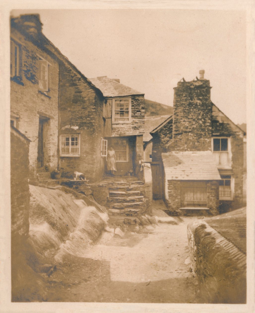 بيت المهربين القديم - Polperro ، 1927 بواسطة غير معروف